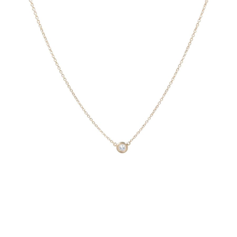 TIFFANY&CO 18K玫瑰金Diamonds by the Yard鑽石項鍊-1