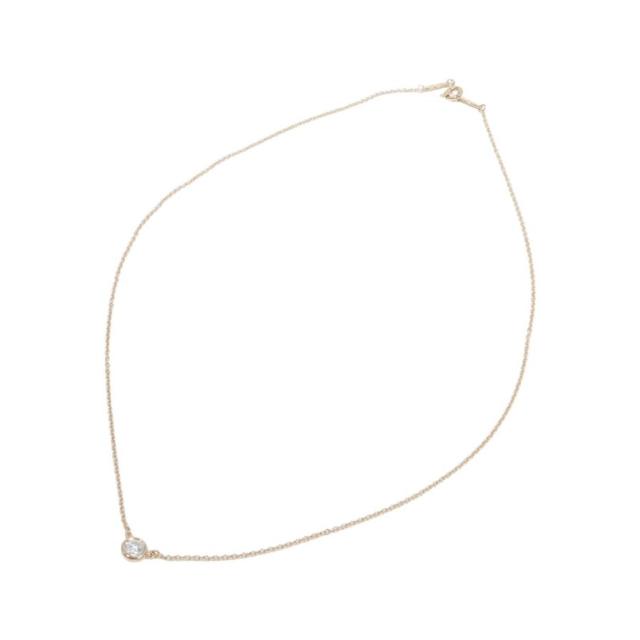 TIFFANY&CO 18K玫瑰金Diamonds by the Yard鑽石項鍊-3
