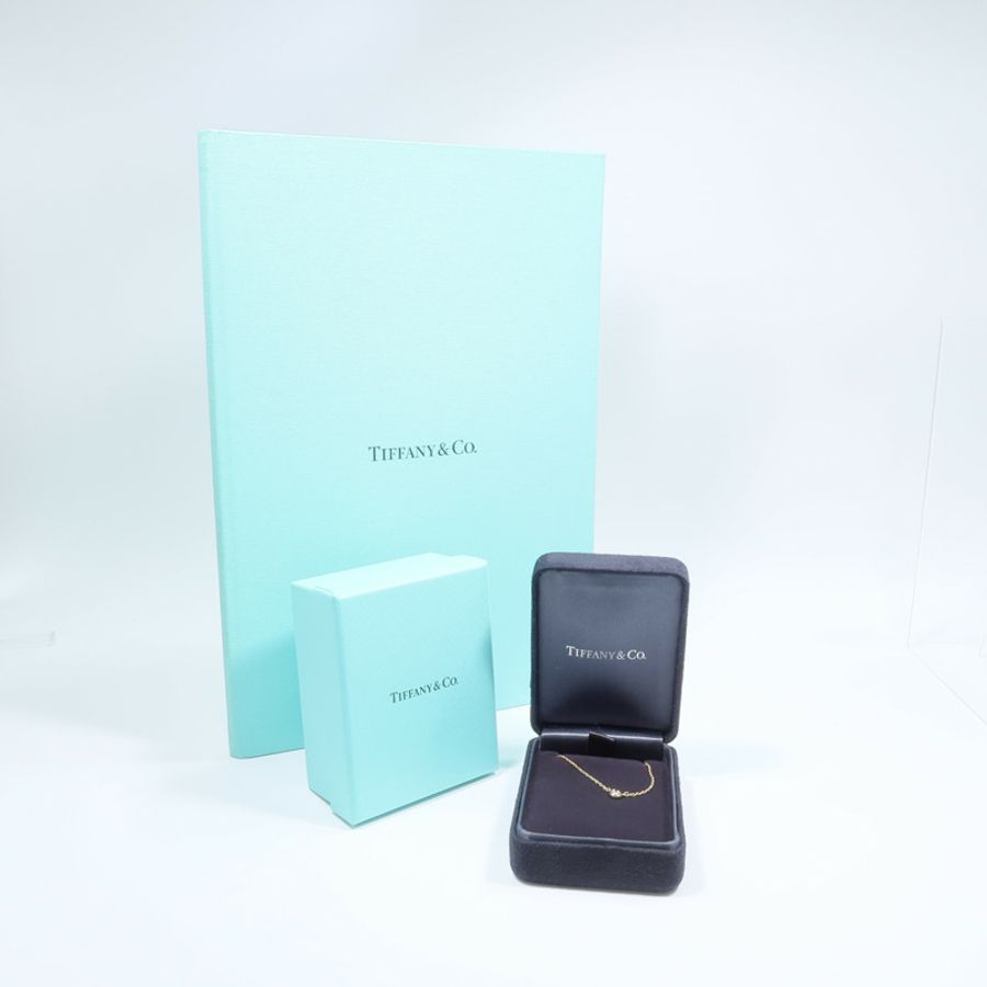 TIFFANY&CO 18K玫瑰金Diamonds by the Yard鑽石項鍊-9