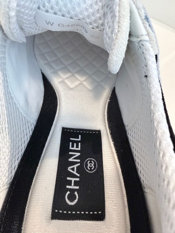 Chanel✨WG46609經典夏日小白鞋德訓鞋休閒鞋 #40-17