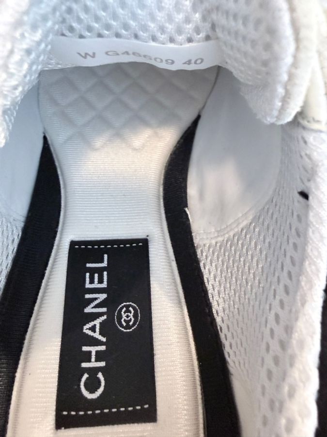 Chanel✨WG46609經典夏日小白鞋德訓鞋休閒鞋 #40-18