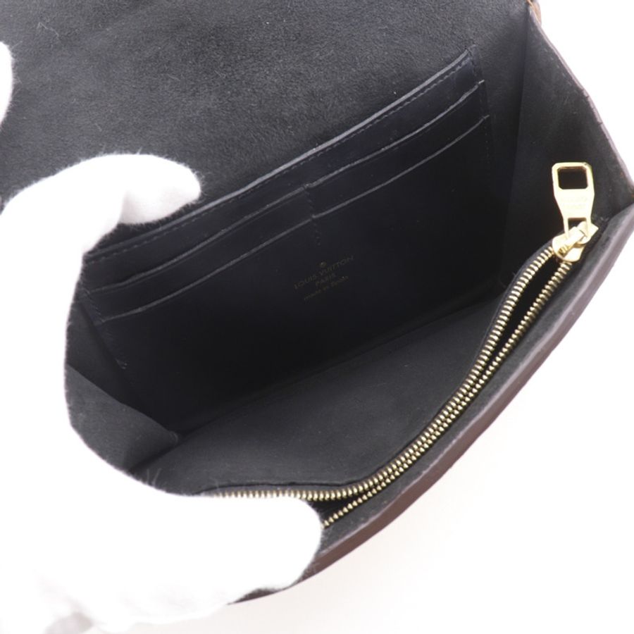 Louis Vuitton Daufine 腰包,Monogram Reverse,2-Way Clutch,M44586,帆布,2018 款,棕色,GI4198,2 Way,磁扣,女士。-4