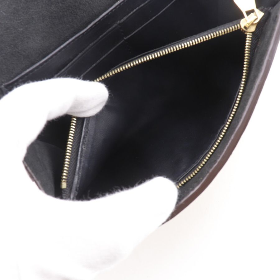 Louis Vuitton Daufine 腰包,Monogram Reverse,2-Way Clutch,M44586,帆布,2018 款,棕色,GI4198,2 Way,磁扣,女士。-5