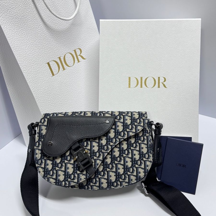 (完全全新品🆕) DIOR saddle 迪奧馬鞍老花 郵差包 專櫃91,000-14