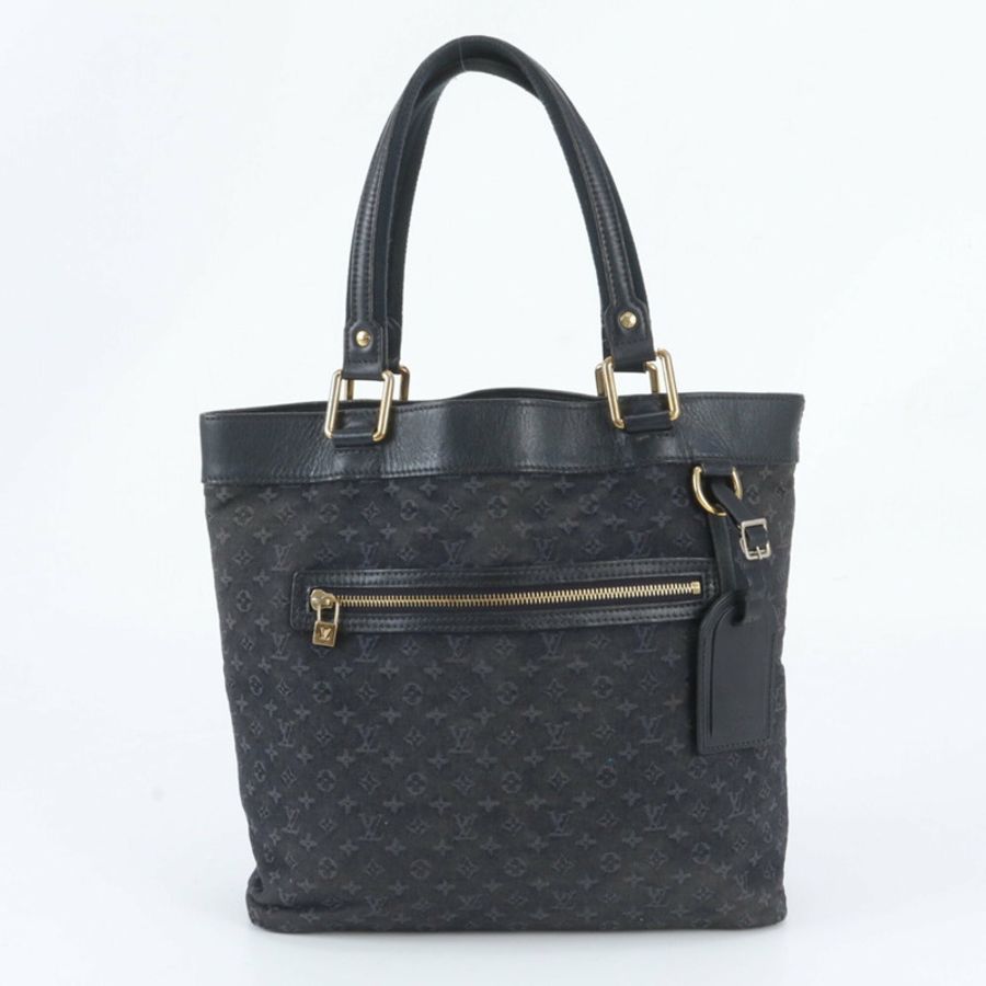 路易威登 Monogram Mini Lucille GM TST 藍色 M92679 皮革手提包/單肩包(女款)-0