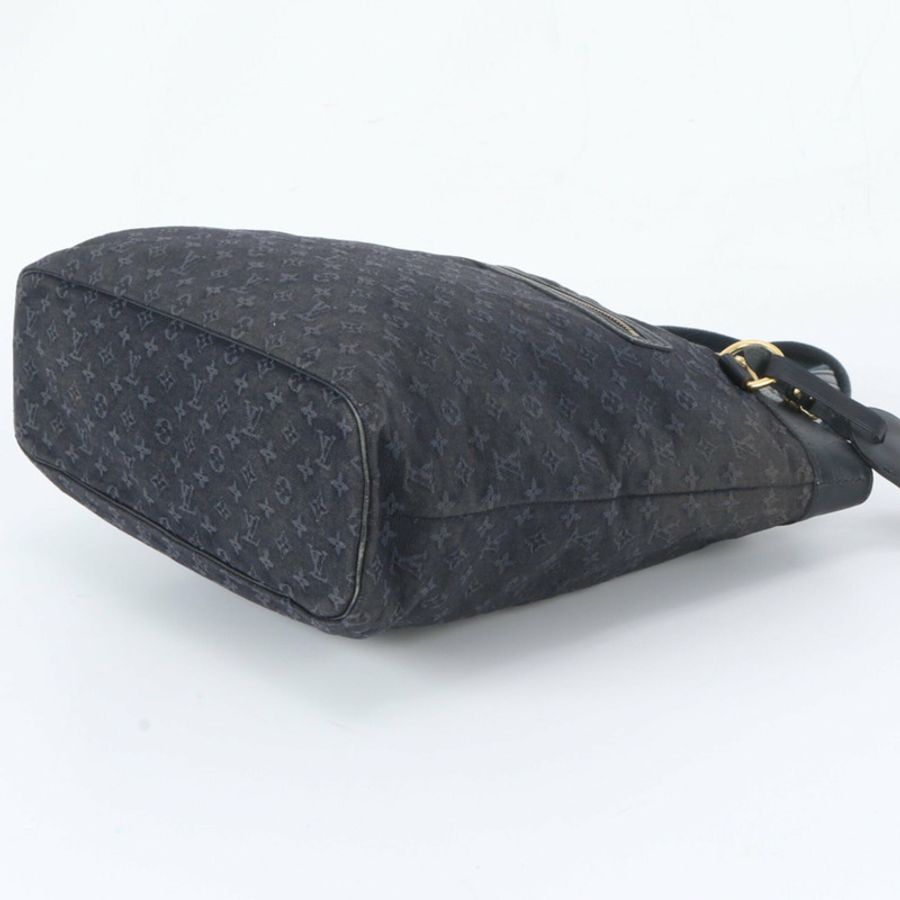 路易威登 Monogram Mini Lucille GM TST 藍色 M92679 皮革手提包/單肩包(女款)-3