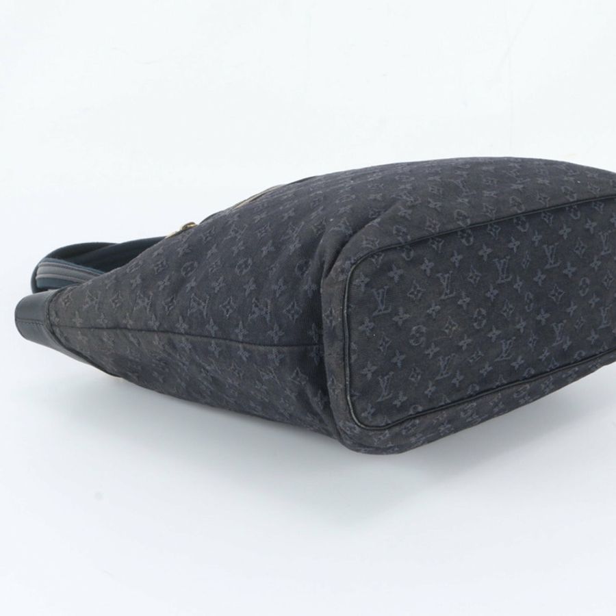 路易威登 Monogram Mini Lucille GM TST 藍色 M92679 皮革手提包/單肩包(女款)-4