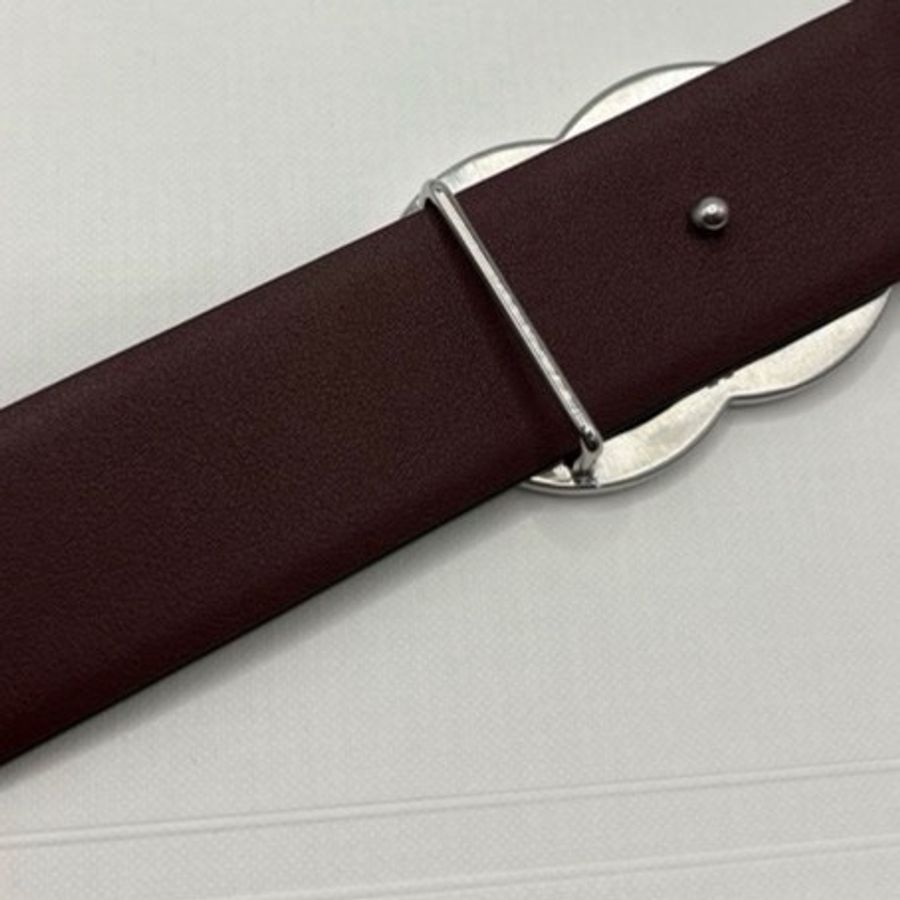 新品到貨 香奈儿Chanel经典款银色大logo双面腰带皮带尺寸 宽3cm长75/80/85/cm,無盒無塵袋-12