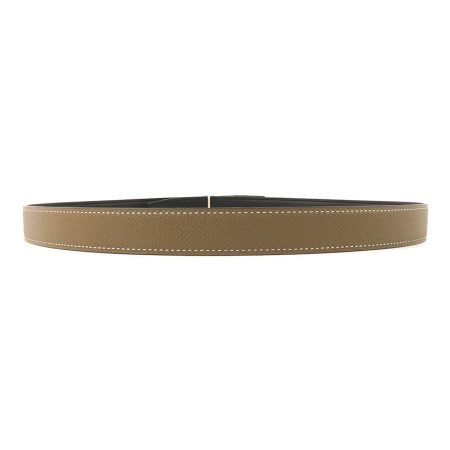 HERMES Epsom皮革Belt 85cm皮帶Etoupe-1