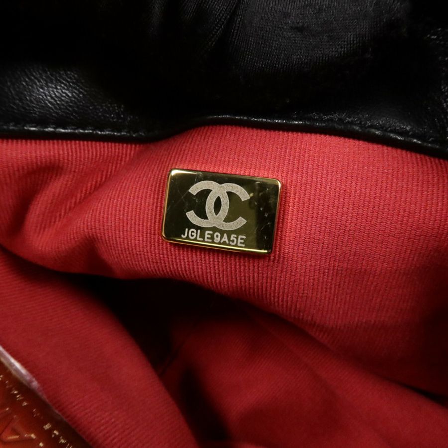 CHANEL 羊皮皮革Chanel 19 Medium手挽肩背兩用袋-6