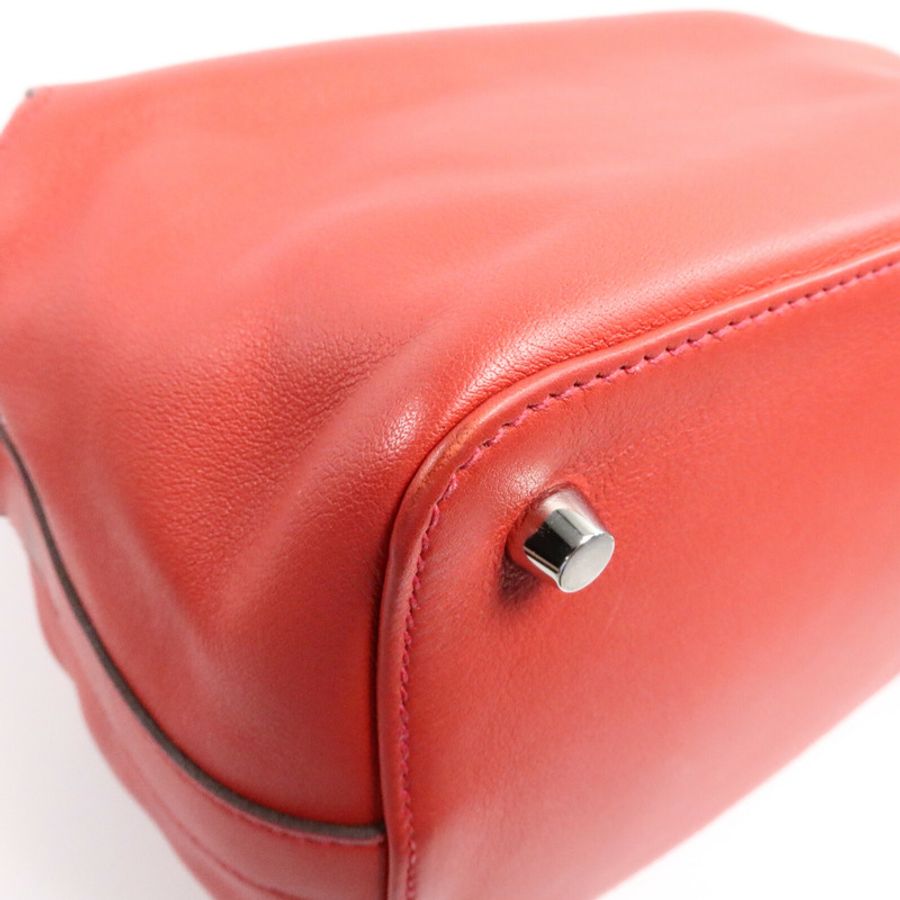HERMES Swift皮革Tool Box 20手挽肩背兩用袋Vermillion-11