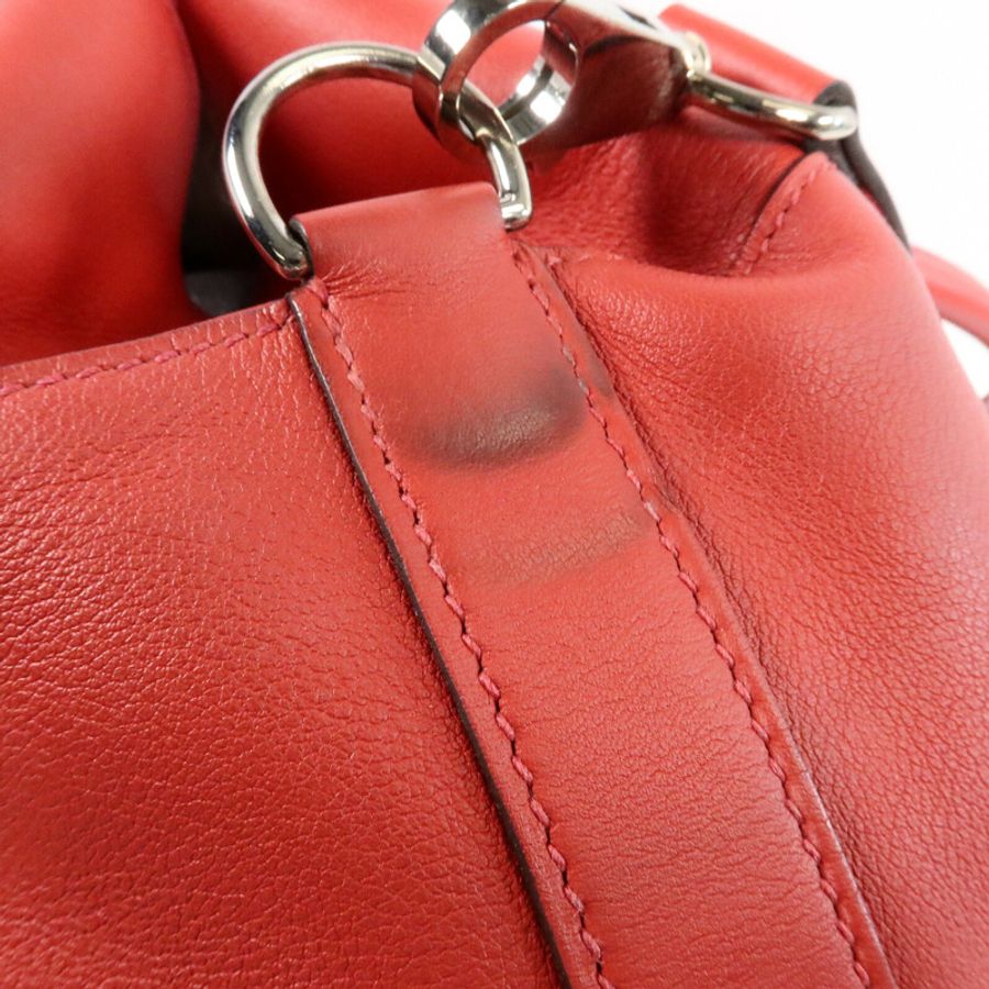 HERMES Swift皮革Tool Box 20手挽肩背兩用袋Vermillion-14