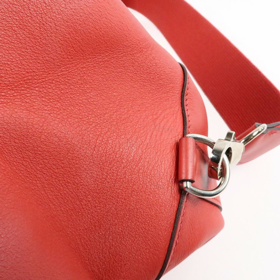 HERMES Swift皮革Tool Box 20手挽肩背兩用袋Vermillion-17