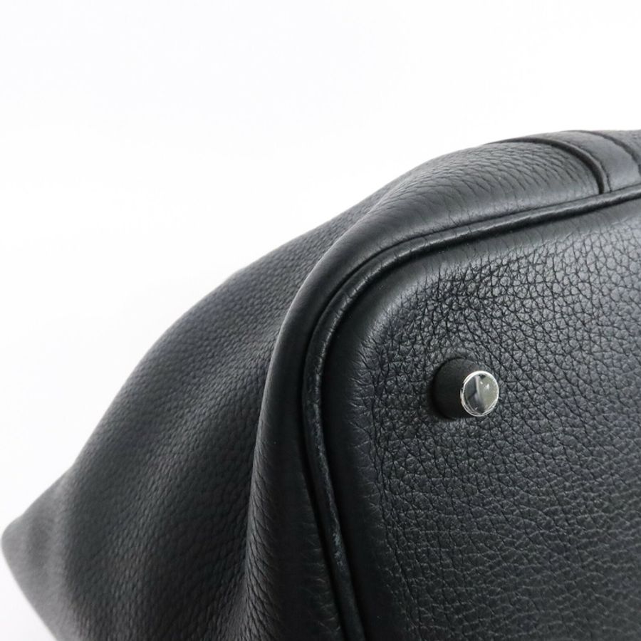 HERMES Clemence皮革 Picotin MM手挽袋Noir-10