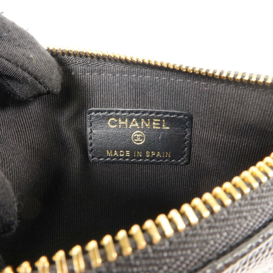 CHANEL 牛皮皮革Coin Case零錢包-5