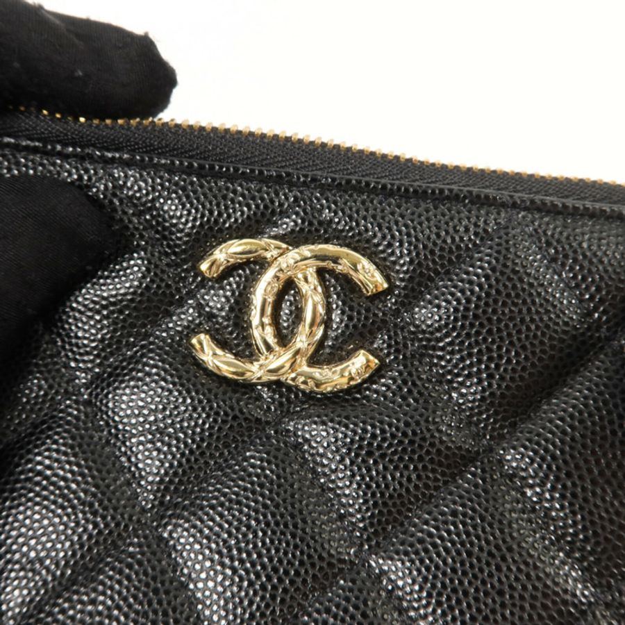 CHANEL 牛皮皮革Coin Case零錢包-7