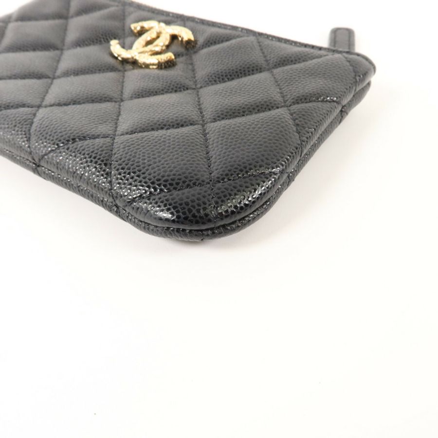 CHANEL 牛皮皮革Coin Case零錢包-8
