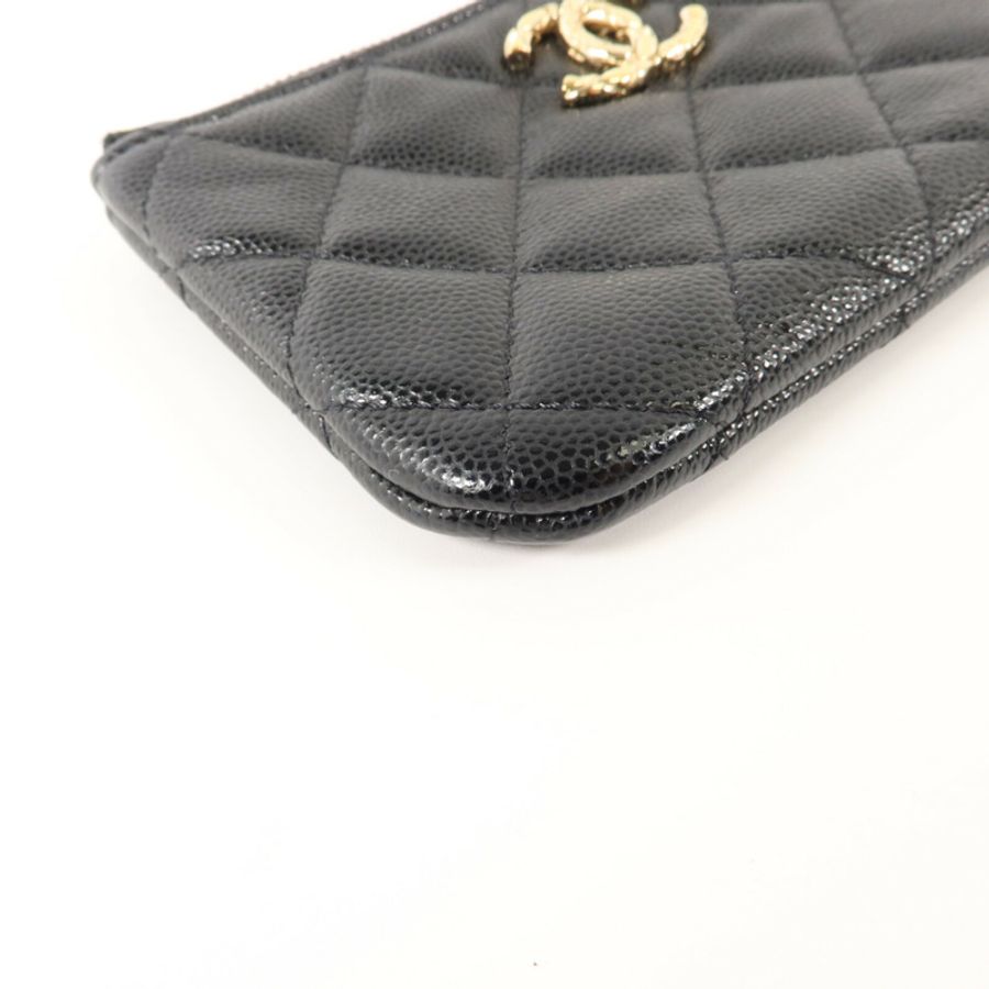 CHANEL 牛皮皮革Coin Case零錢包-9