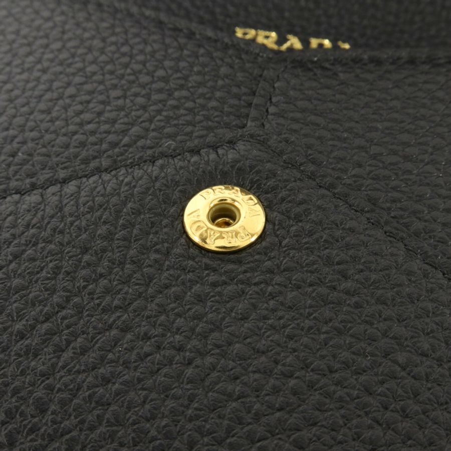 PRADA 牛皮皮革Pouch Wallet長錢包-8