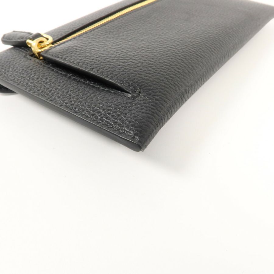 PRADA 牛皮皮革Pouch Wallet長錢包-13