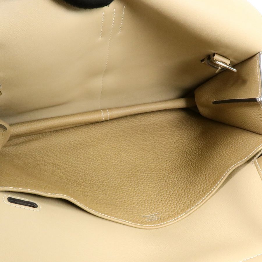HERMES Clemence皮革Halzan 31手挽肩背兩用袋Trench-4