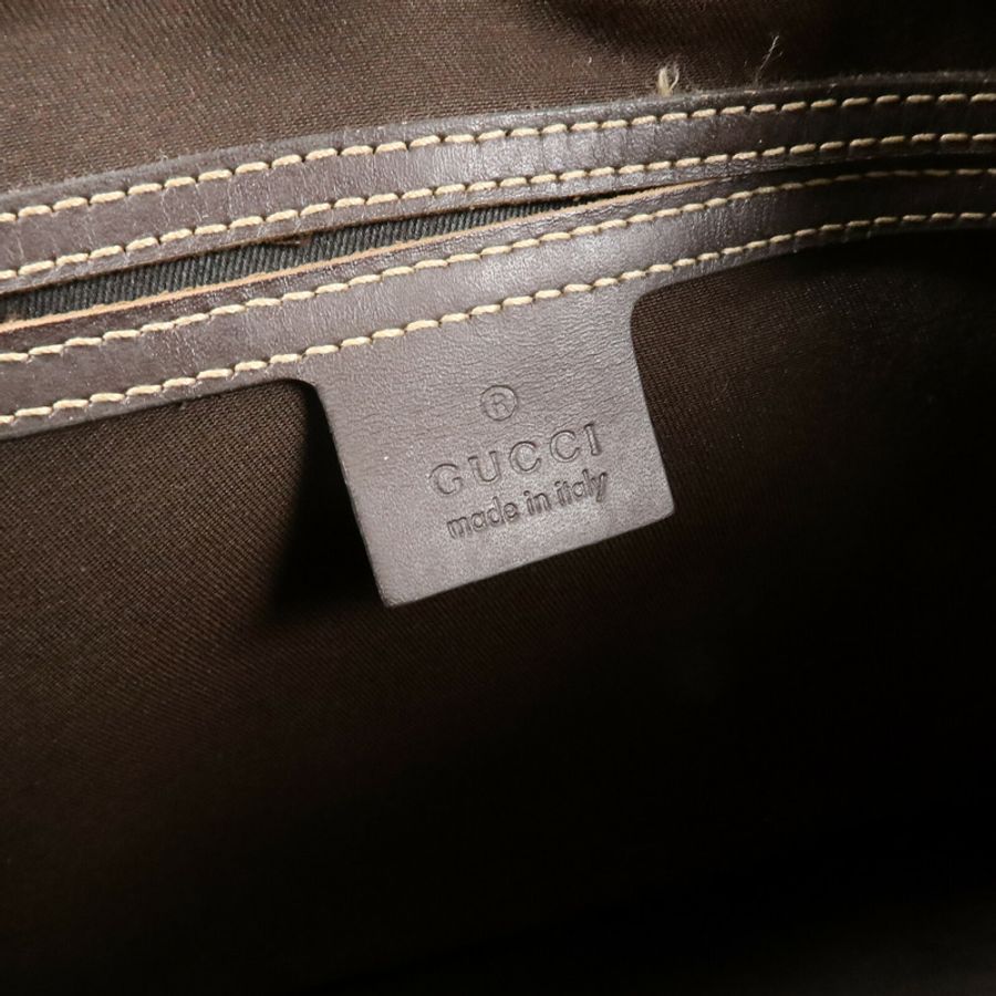 GUCCI 塗層帆布Shoulder Bag肩背袋-5