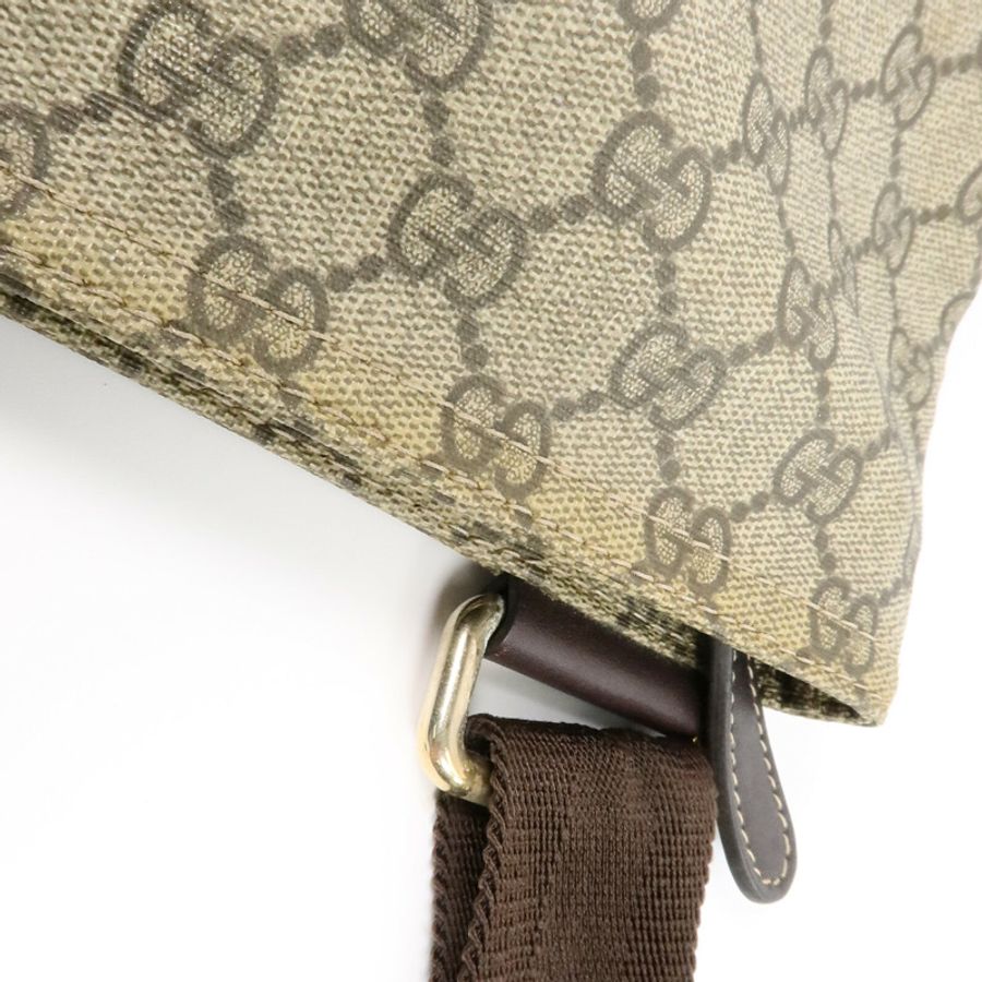 GUCCI 塗層帆布Shoulder Bag肩背袋-13