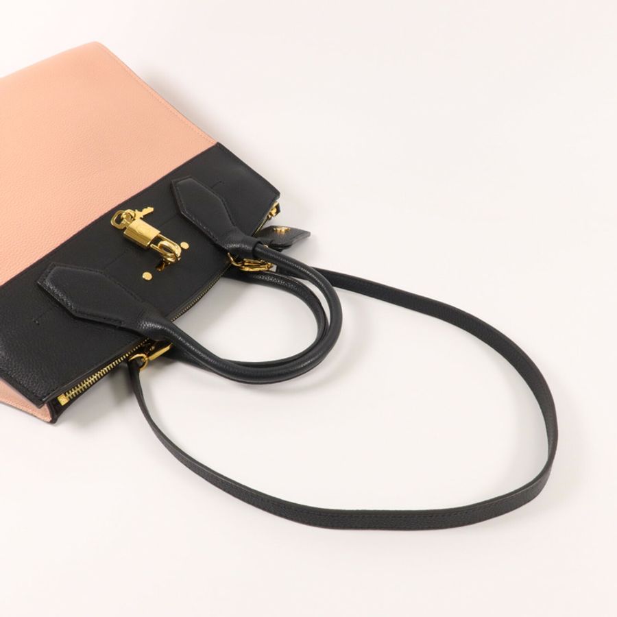 LOUIS VUITTON Taurillon City Steamer PM手挽肩背兩用袋-7