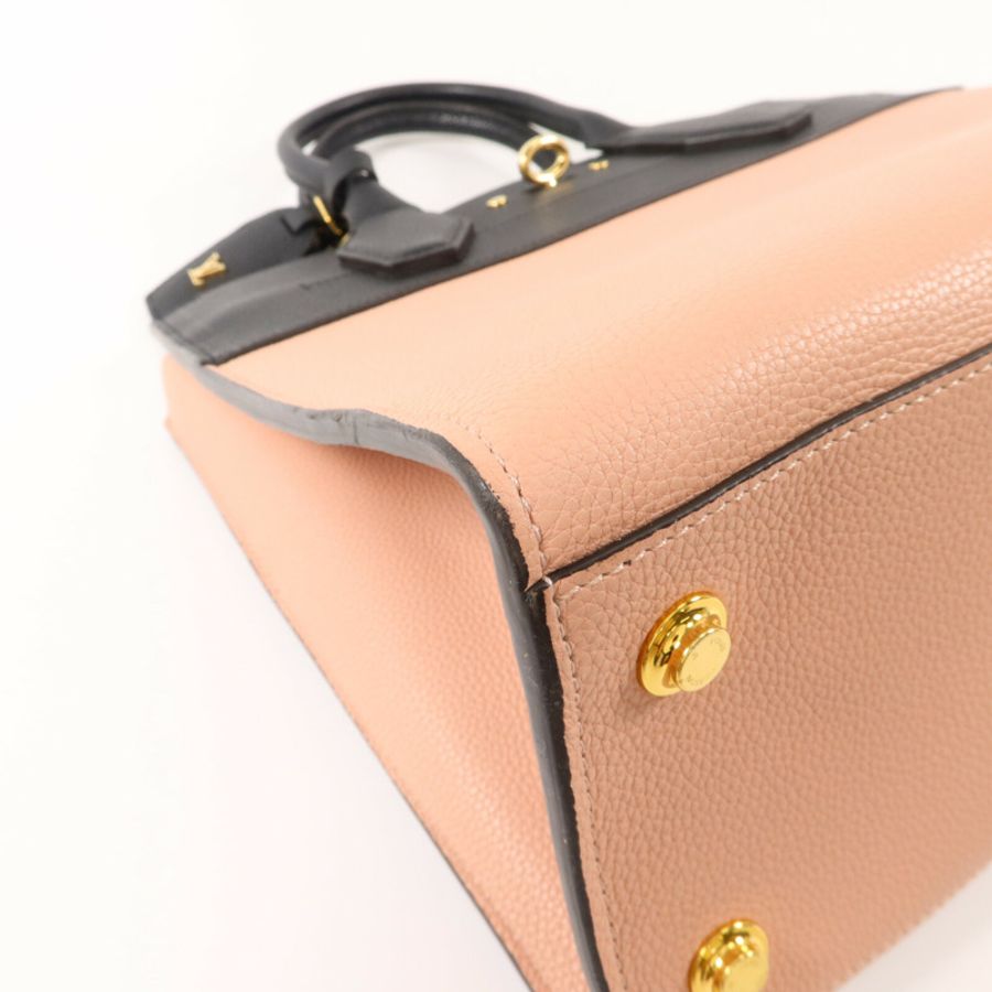 LOUIS VUITTON Taurillon City Steamer PM手挽肩背兩用袋-12
