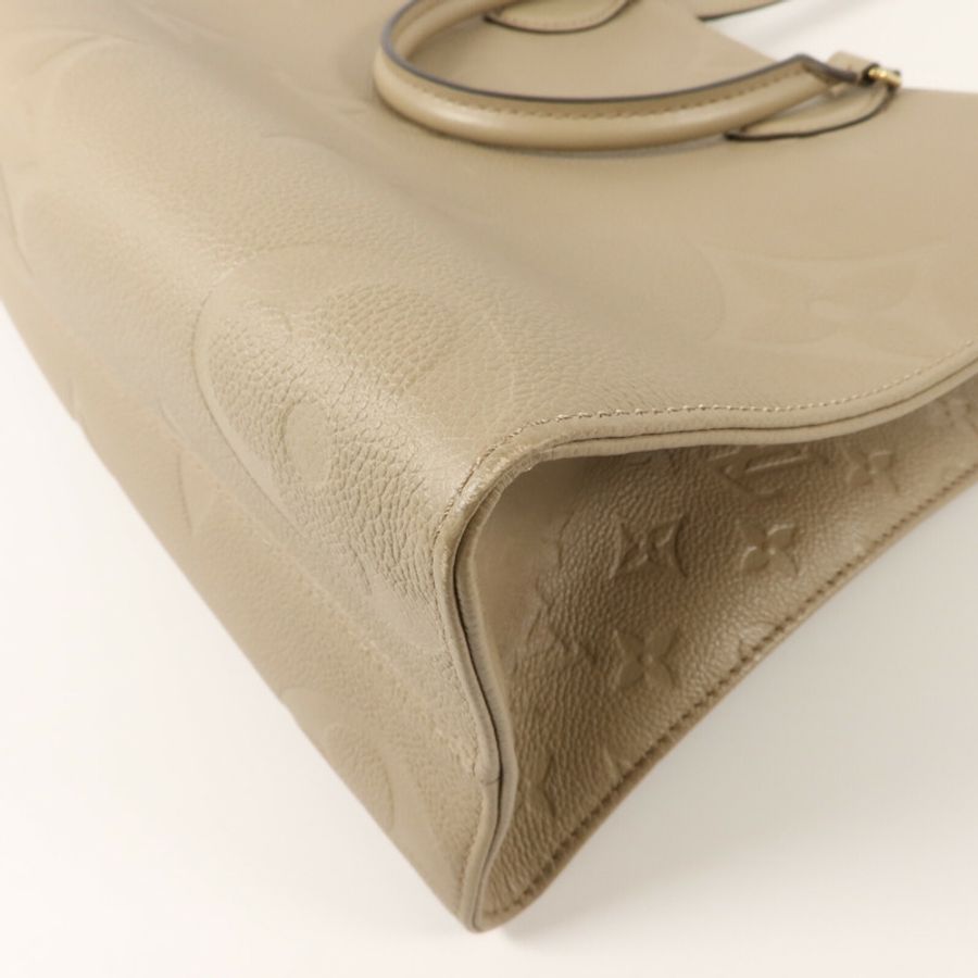 LOUIS VUITTON Monogram Empreinte On The Go MM金扣手挽肩背兩用袋-8