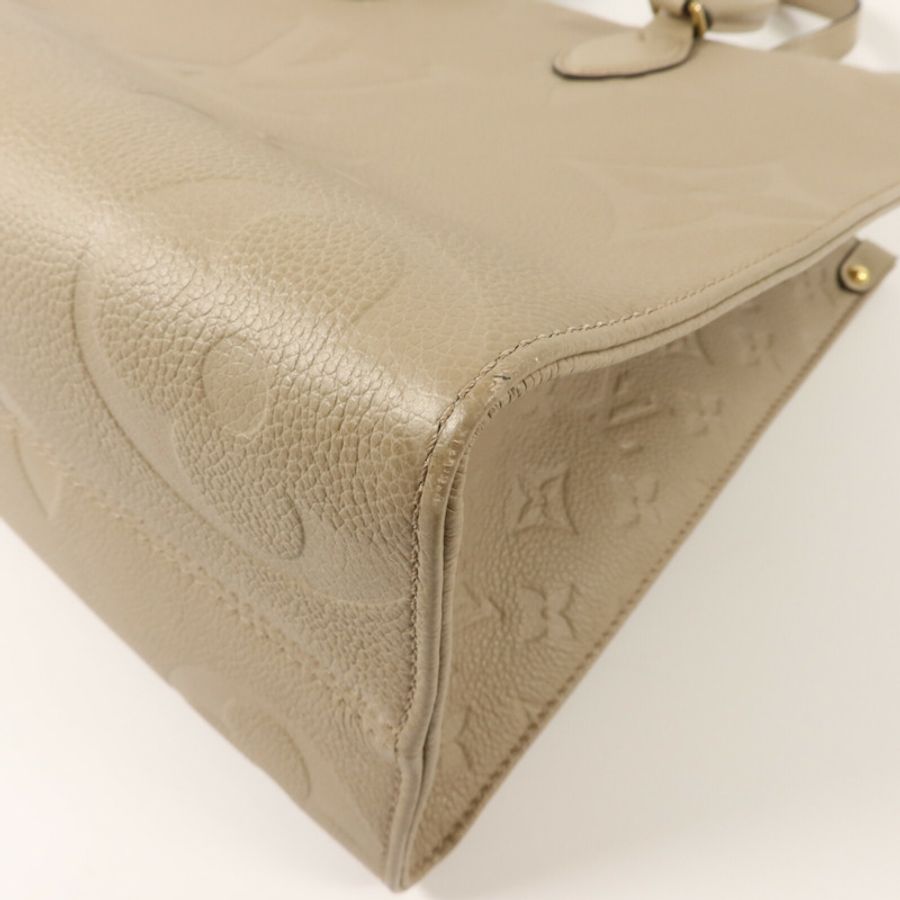 LOUIS VUITTON Monogram Empreinte On The Go MM金扣手挽肩背兩用袋-10
