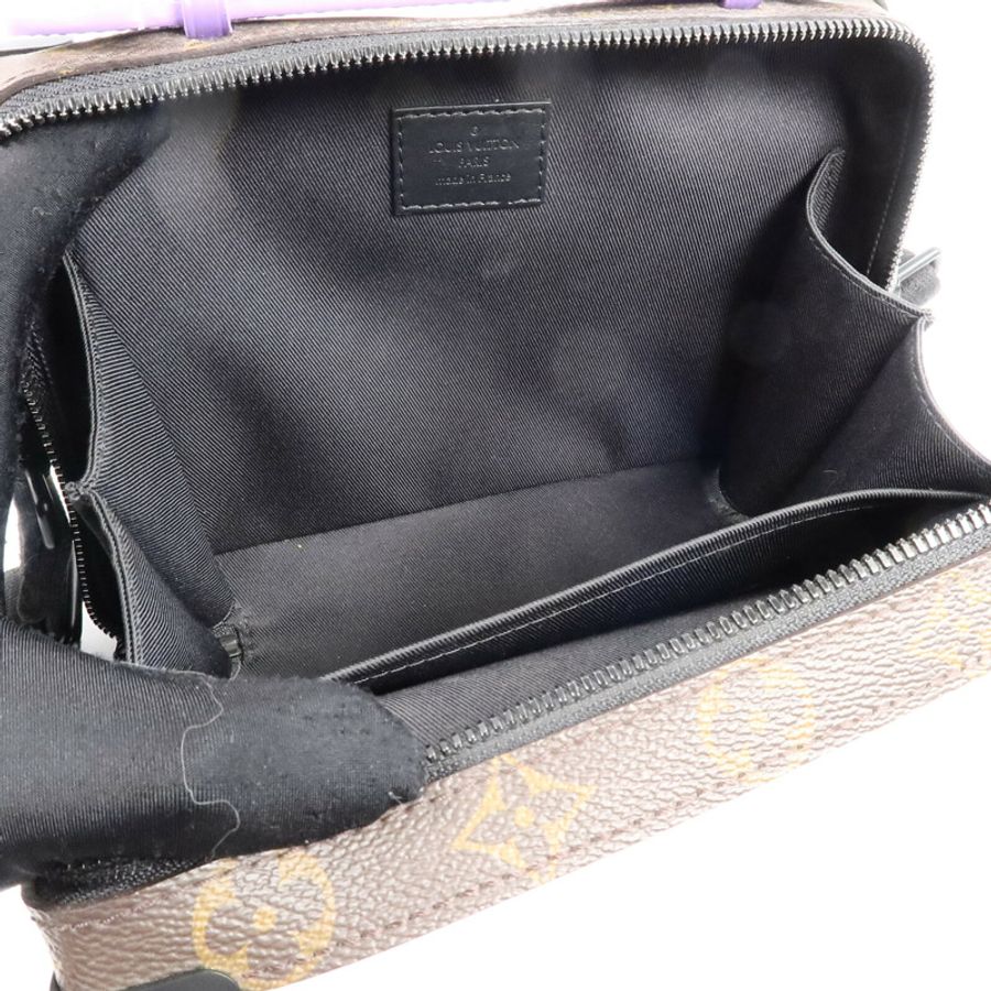 LOUIS VUITTON Monogram Macassar Handle Soft Trunk肩背袋-4
