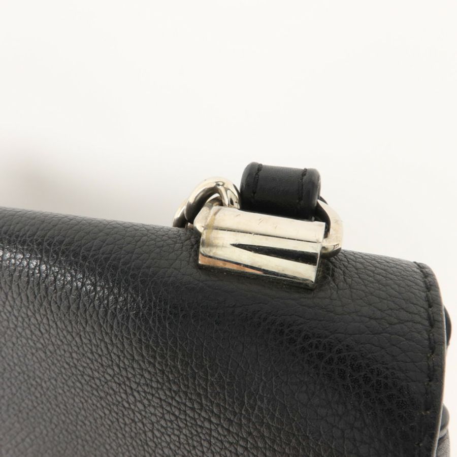 LOUIS VUITTON 牛皮皮革Lockme II BB銀扣手挽肩背兩用袋-16