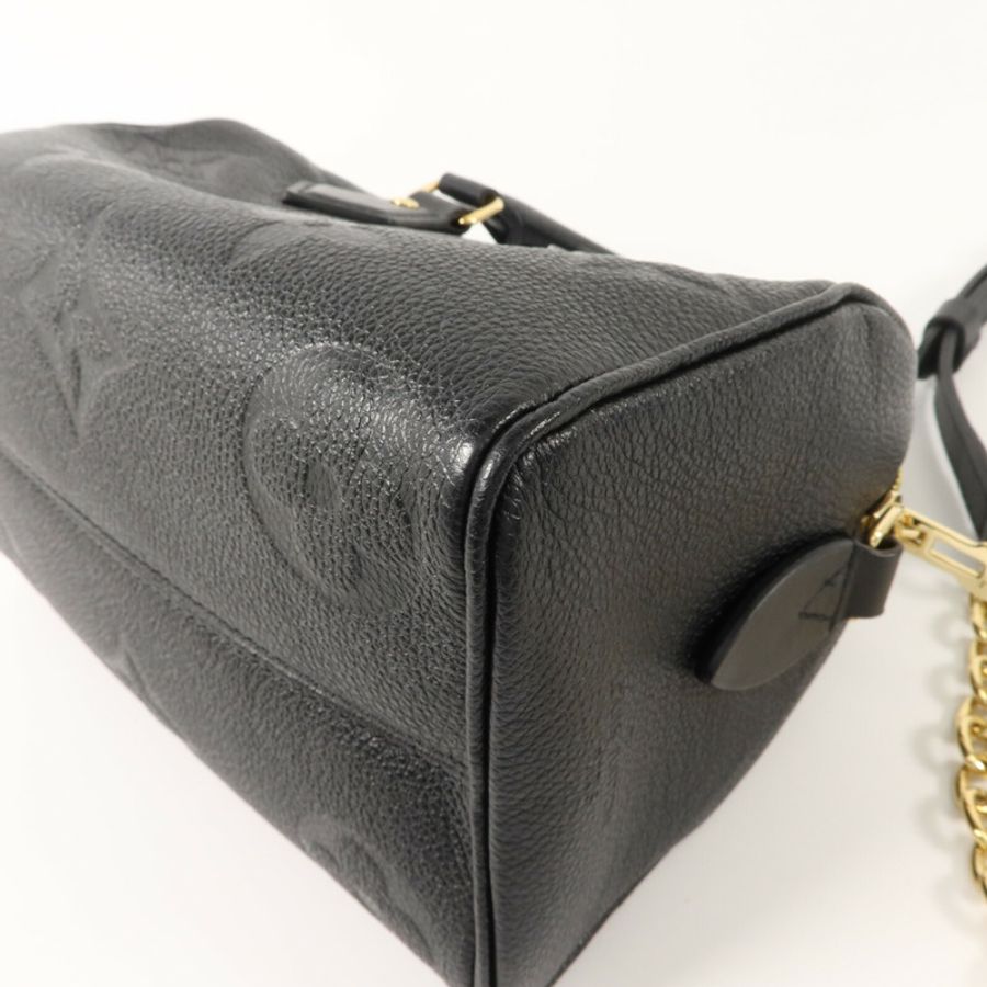LOUIS VUITTON Monogram Empreinte Speedy Bandouliere 20手挽肩背兩用袋-10