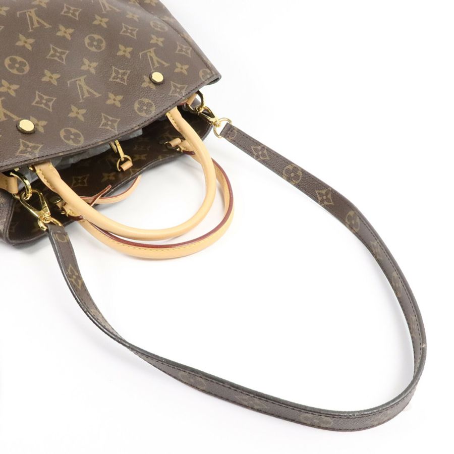 LOUIS VUITTON Monogram Montaigne MM手挽肩背兩用袋-8