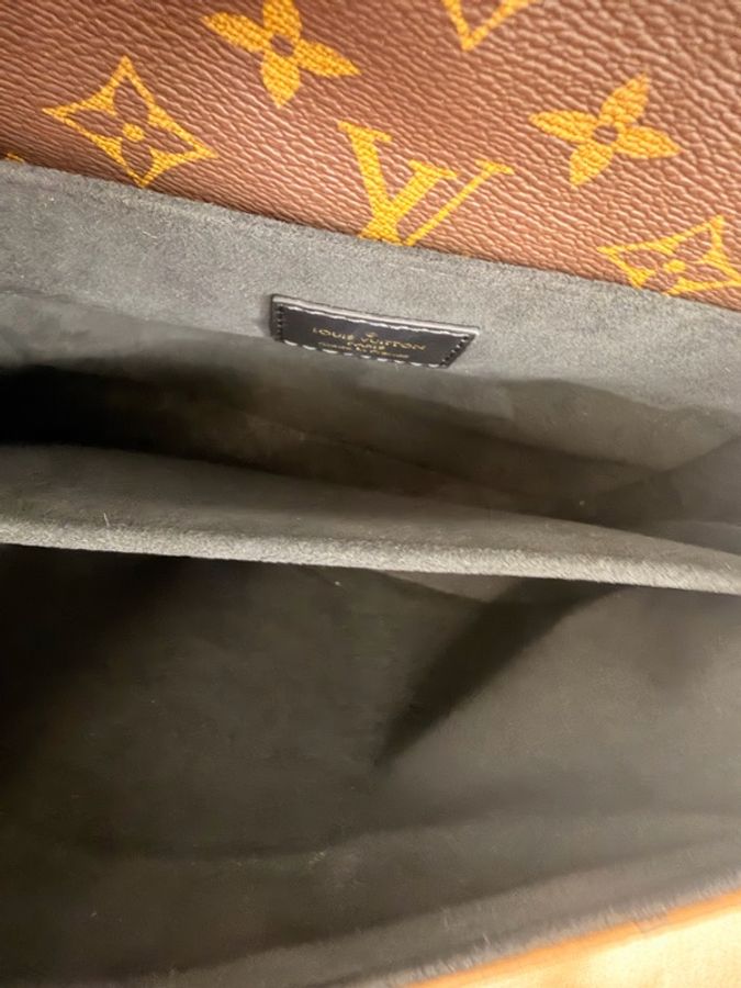LV雙色原花金釦pochette métis 肩背、後背包-21