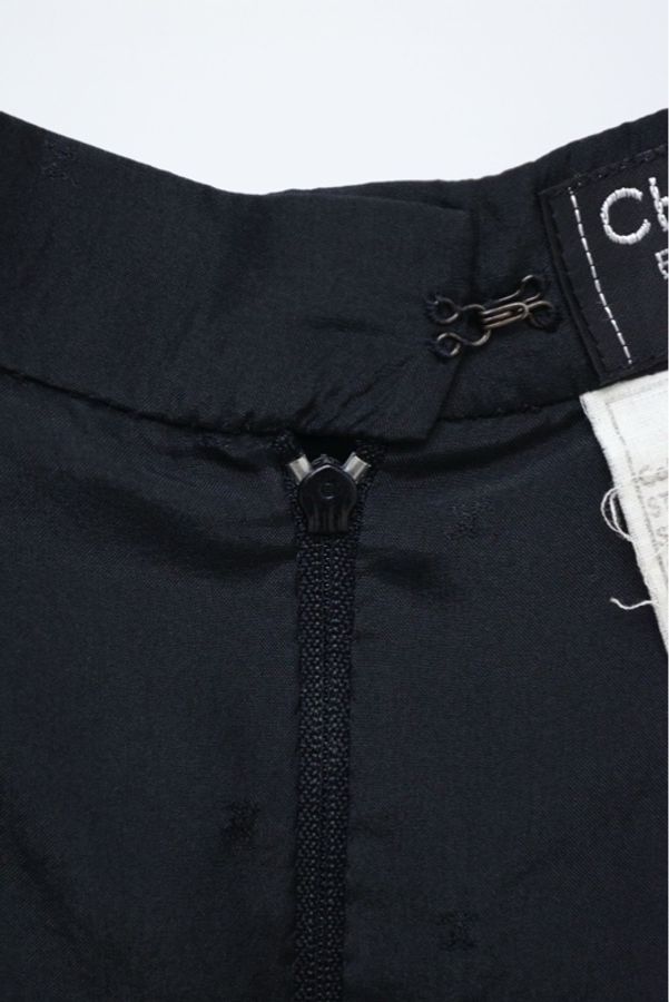 Chanel 93年秋冬秀款黑金丝绒双排扣套装-30