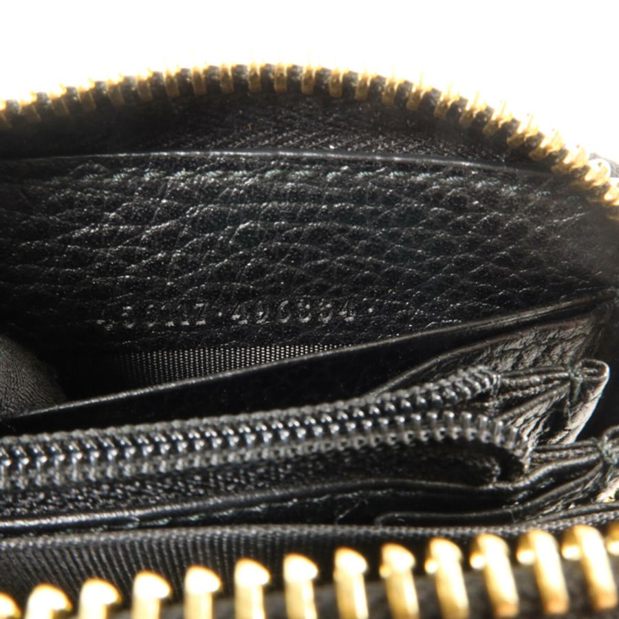 GUCCI 牛皮皮革Long Round Wallet長錢包-7