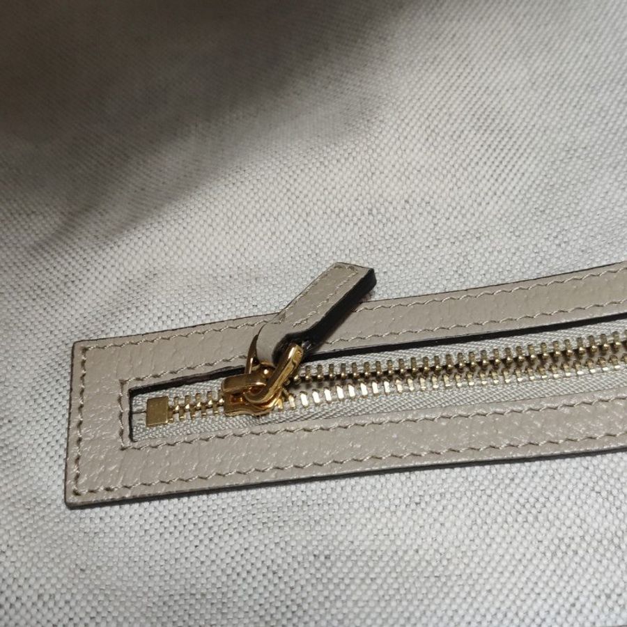 Gucci Ophidia中型牛皮帆布GG老花條紋雙G單肩包-13