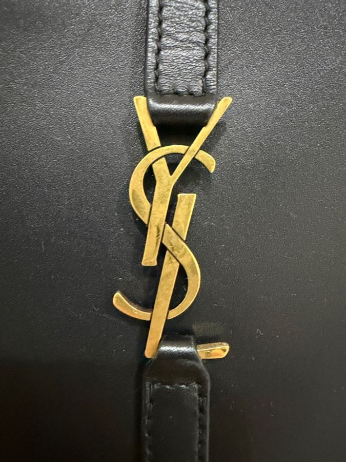 Saint Laurent Le 5 À 7系列 金色YSL 金屬勾扣 二手 附原廠盒子/防塵袋-19