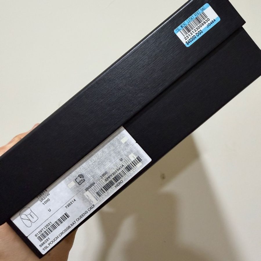 Saint Laurent Le 5 À 7系列 金色YSL 金屬勾扣 二手 附原廠盒子/防塵袋-20