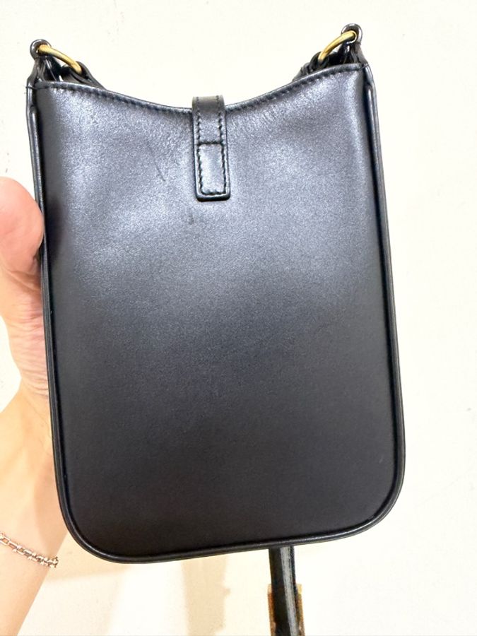 Saint Laurent Le 5 À 7系列 金色YSL 金屬勾扣 二手 附原廠盒子/防塵袋-23