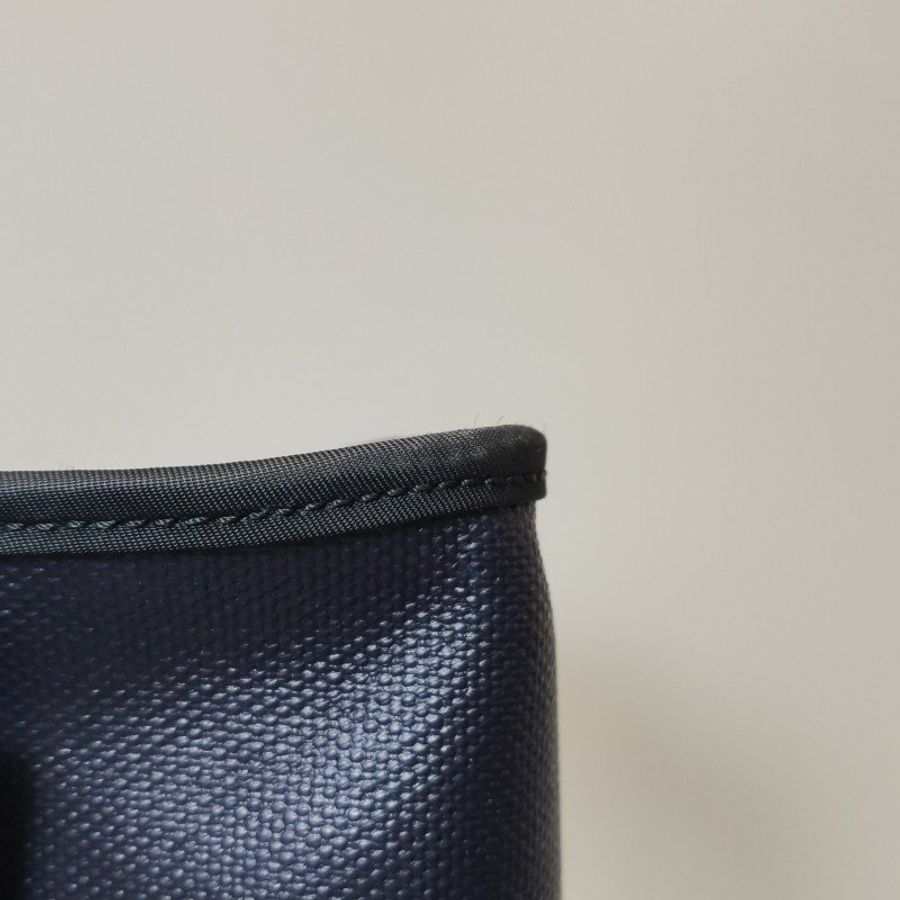 Hermes Herbag31單肩包塗帆布Hunter牛皮帆布金扣76靛藍色淺米色89黑色B刻-17