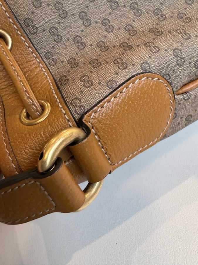 Gucci✨Disney迪士尼米奇老花水桶包斜背包-22