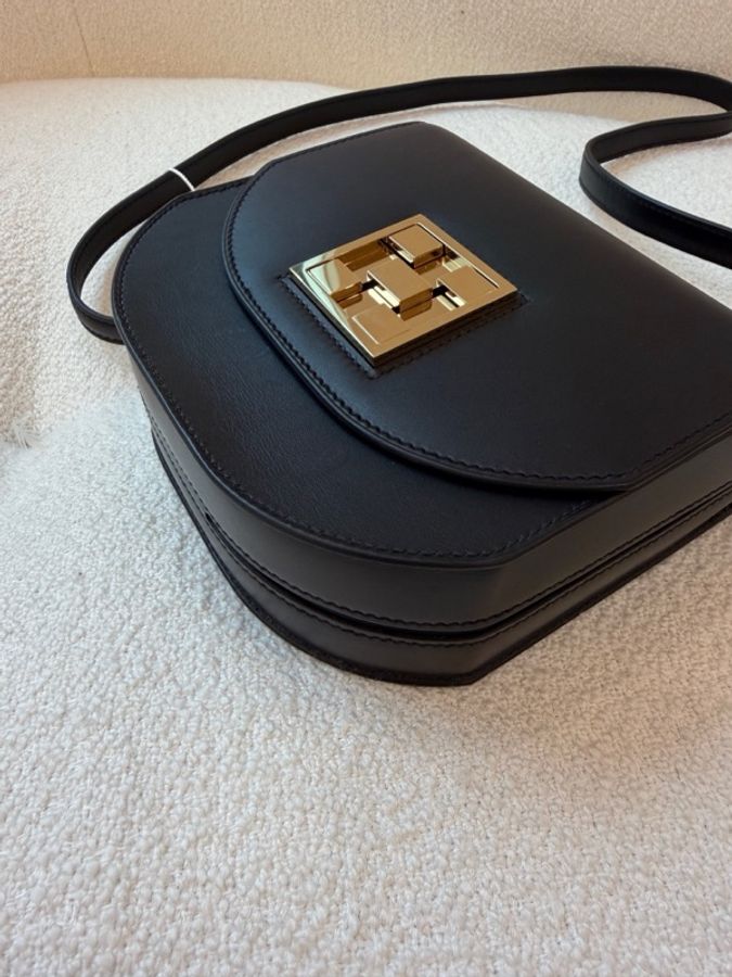 Hermes 愛馬仕 mosaique mini 馬賽克黑金 霧面box皮 D刻-6
