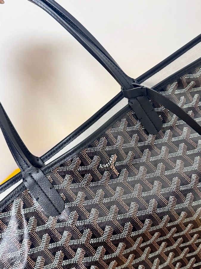 極極新 Goyard PM 子母托特包 黑色-5