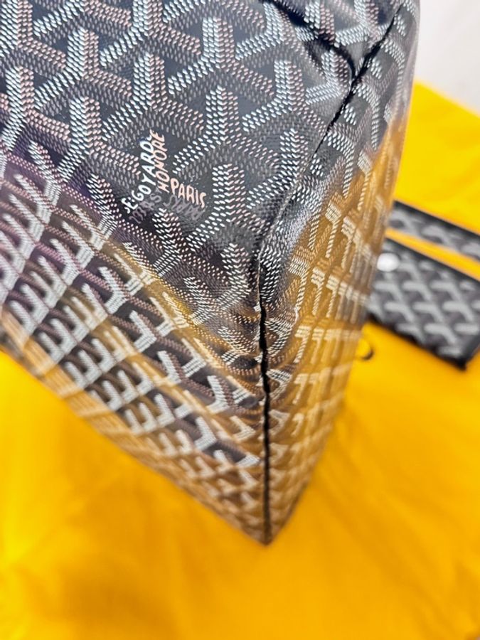 極極新 Goyard PM 子母托特包 黑色-8