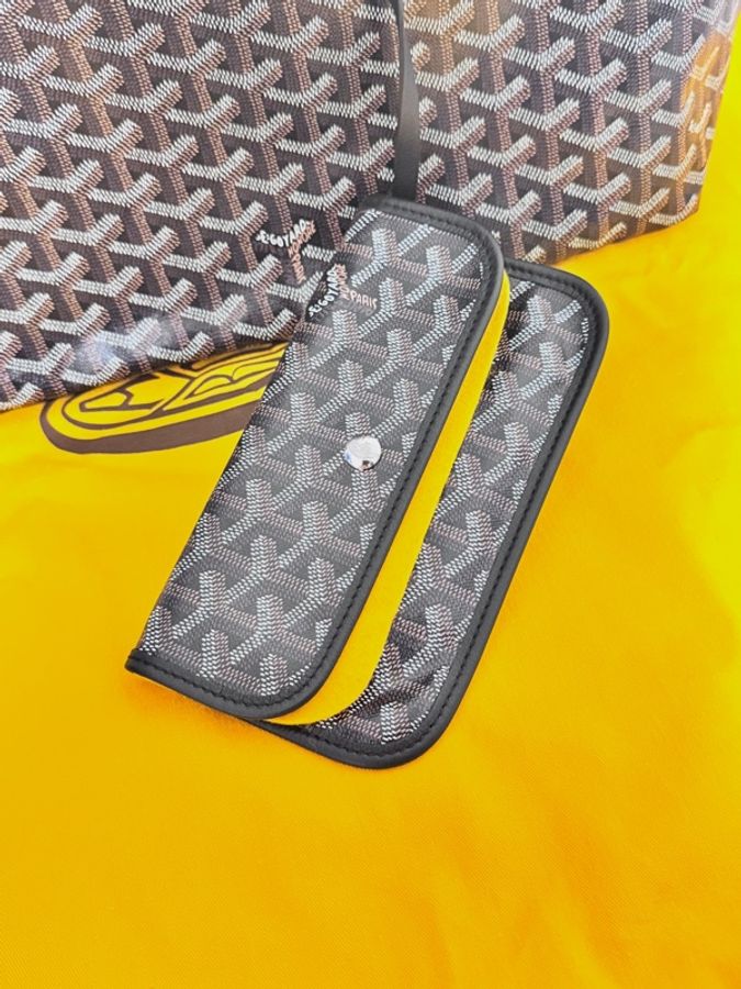極極新 Goyard PM 子母托特包 黑色-14