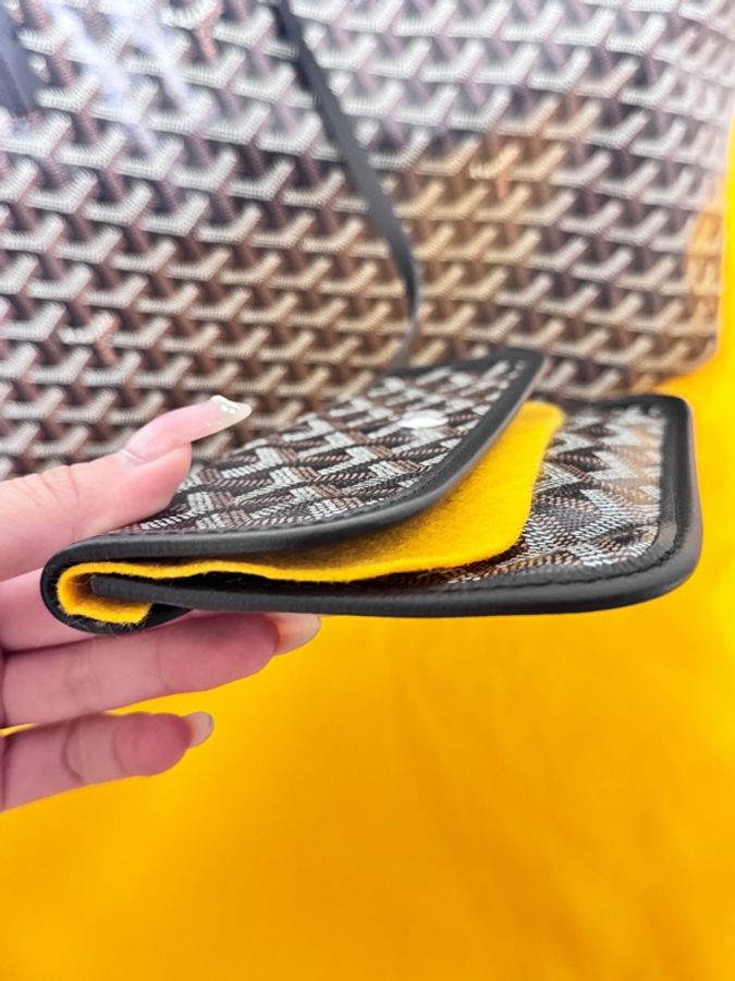 極極新 Goyard PM 子母托特包 黑色-15