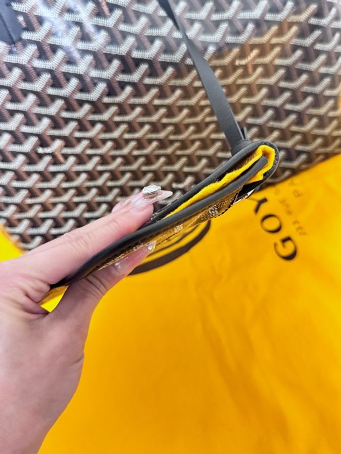 極極新 Goyard PM 子母托特包 黑色-17